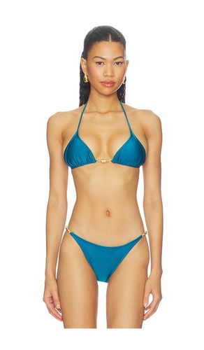 Alexander Bikini Top in Teal. - size L (also in M, S) - Shani Shemer - Modalova