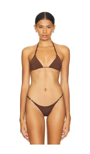 Bikini V Top in Chocolate. - size L (also in M, S, XL, XS) - SKYLER SWIMWEAR - Modalova