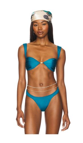 Soriya Bikini Top in Teal. - size L (also in M) - Sommer Swim - Modalova