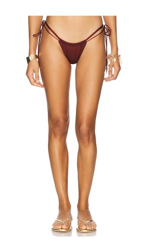 Farrah Bikini Bottom in Burgundy. - size L (also in S) - Sommer Swim - Modalova