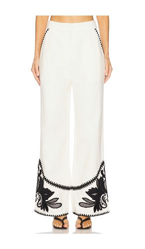 Chalani Trouser in Ivory. - size 10 (also in 2, 4, 8) - Scarlett Poppies - Modalova