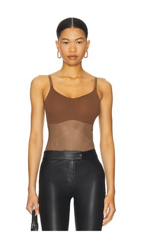 Shape Invisible Cami Thong Bodysuit in Brown. - size L (also in M, S) - SPANX - Modalova