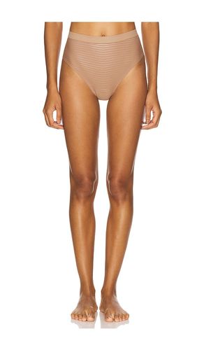 Shape Invisible Supima Cotton Thong in Tan. - size 1X (also in L, M, XL, XS) - SPANX - Modalova