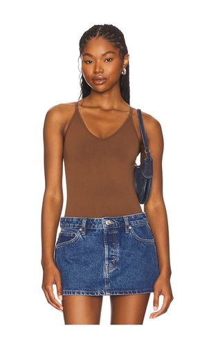 Sculpt Thong Bodysuit in Chocolate. - size 1X (also in L, M, S, XL) - SPANX - Modalova