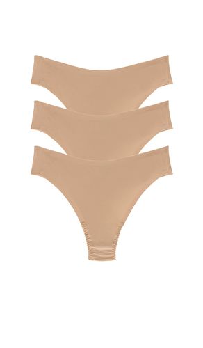 Smooth Fit-to-you Thong Pack Of 3 in Tan - SPANX - Modalova