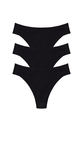 Smooth Fit-to-you Thong Pack Of 3 in Black - SPANX - Modalova