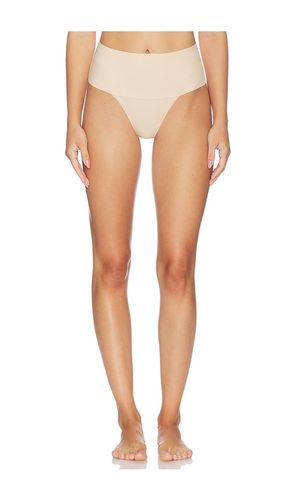 Supersmooth Undie-tectable Cotton Thong in Tan. - size XL (also in XS, XXL) - SPANX - Modalova
