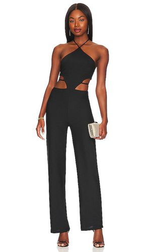 Kelsie halter jumpsuit en color talla L en - Black. Talla L (también en M, XL, XXS) - superdown - Modalova