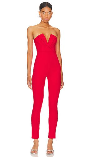 Madi strapless jumpsuit en color talla L en - Red. Talla L (también en S) - superdown - Modalova