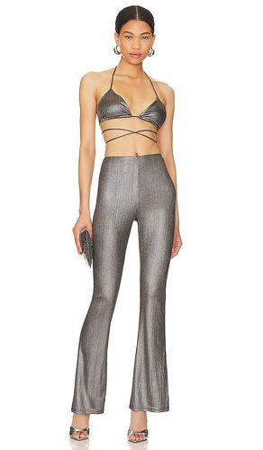 Tamera Bra Pant Set in Metallic . - size L (also in M, S) - superdown - Modalova