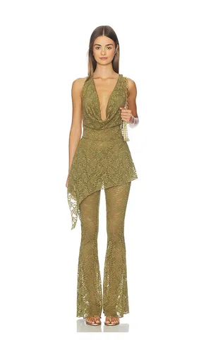 Colson Pant Set in Olive. - size L (also in M, S, XL, XS, XXS) - superdown - Modalova