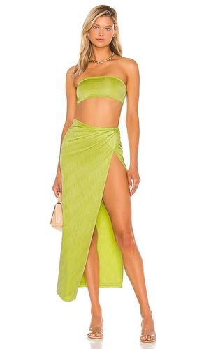 Karolyna Maxi Skirt Set in Green. - size L (also in M, S, XL) - superdown - Modalova