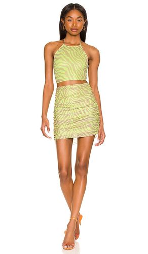 Cierra Ruched Skirt Set in Green. - size S (also in XL, XS, XXS) - superdown - Modalova