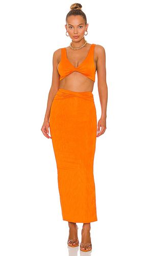 Joana Maxi Skirt Set in Orange. - size L (also in M, S, XL, XS, XXS) - superdown - Modalova