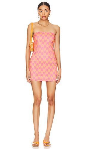 Malorie Strapless Mini Dress in Pink. - size M (also in S) - superdown - Modalova