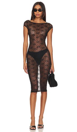 Laila Sheer Midi Dress in . - size M (also in XXS) - superdown - Modalova