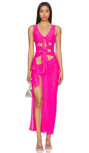 Nelly Sheer Maxi Dress in Pink. - size S (also in XS, XXS) - superdown - Modalova