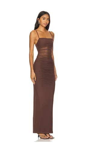 Celeste Maxi Dress in Chocolate. - size L (also in M, S, XS, XXS) - superdown - Modalova