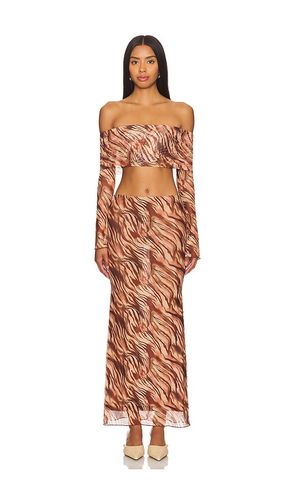 Viv Skirt Set in Brown. - size L (also in XS) - superdown - Modalova