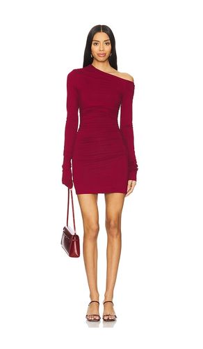 Bianca Mini Dress in Burgundy. - size L (also in M, S, XL, XS, XXS) - superdown - Modalova
