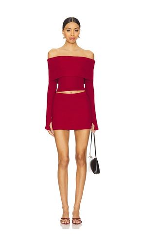 Marks Skirt Set in Burgundy. - size L (also in XL, XS) - superdown - Modalova