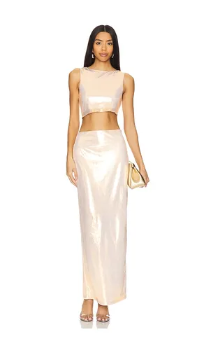 Pearl Maxi Set in Metallic Gold. - size L (also in M, S, XL, XS) - superdown - Modalova