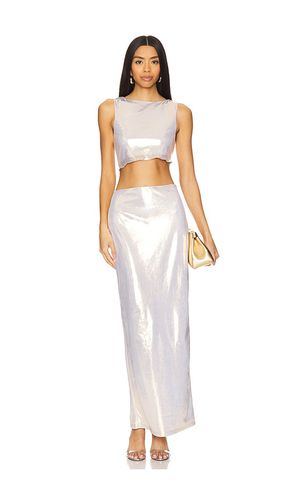 Pearl Maxi Set in Metallic Gold. - size L (also in M, S, XL, XS, XXS) - superdown - Modalova