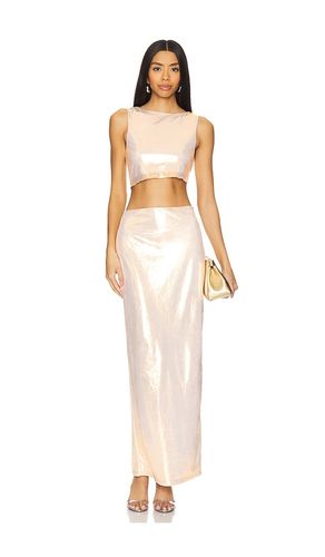 Pearl Maxi Set in Metallic Gold. - size XS (also in S, M, L, XL) - superdown - Modalova