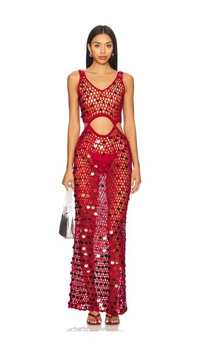 Elena Maxi Dress in Burgundy. - size S (also in XS) - superdown - Modalova