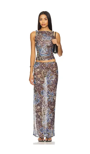 Concha Maxi Skirt Set in . Size L. Also in M, XS, XXS - superdown - Modalova