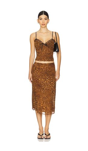 Duchis Skirt Set in Brown. - size L (also in M, S, XL, XS, XXS) - superdown - Modalova