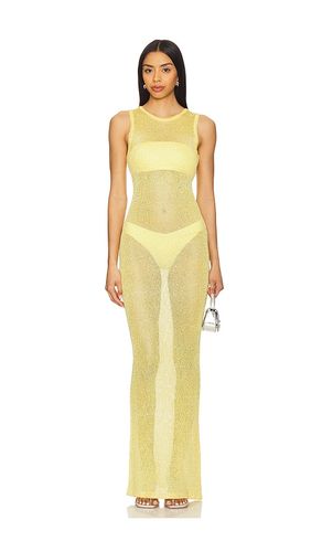Alix Maxi Dress in Yellow. - size M (also in XS) - superdown - Modalova
