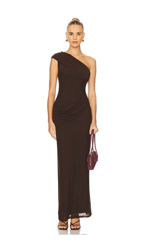 Fleur Maxi Dress in Brown. - size L (also in M, S, XL, XS, XXS) - superdown - Modalova