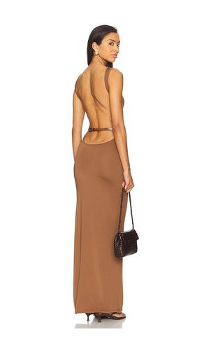 Trista Maxi Dress in Chocolate. - size L (also in M, S, XL, XS, XXS) - superdown - Modalova