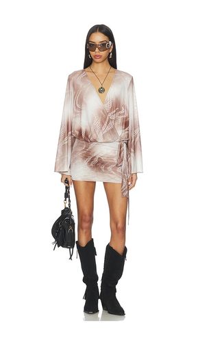 Maree Drape Mini Dress in . Size L. Also in M, S, XS - superdown - Modalova