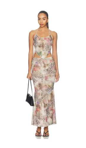 Tia Maxi Skirt Set in Neutral. - size L (also in M, S, XS, XXS) - superdown - Modalova