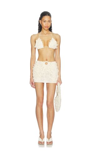 Solenne Crochet Mini Skirt Set in . - size S (also in M, L) - superdown - Modalova