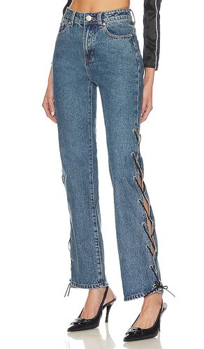 Jayda Lace Up Jean in Blue. - size 23 (also in 24, 26) - superdown - Modalova