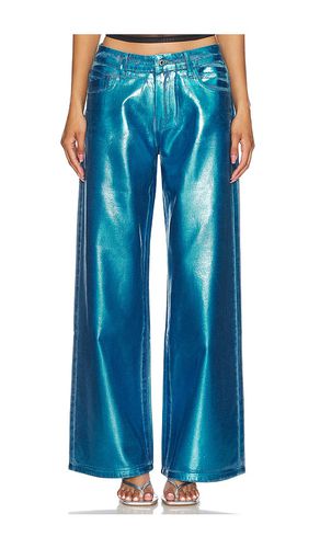 Kiara Metallic Jean in Blue. - size L (also in M, S, XL, XS, XXS) - superdown - Modalova