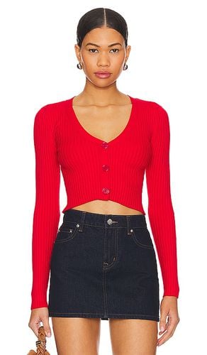 Jersey nichole cropped en color talla L en - Red. Talla L (también en M, S) - superdown - Modalova