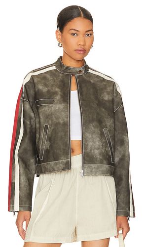 Mandi Faux Leather Moto Jacket in . Taglia S - superdown - Modalova