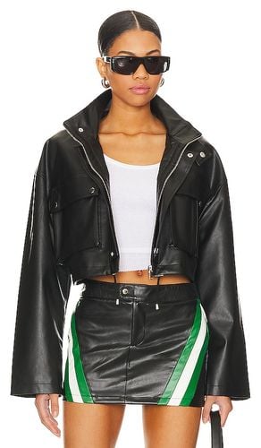 Katie Faux Leather Jacket in . - size L (also in M, S, XS, XXS) - superdown - Modalova