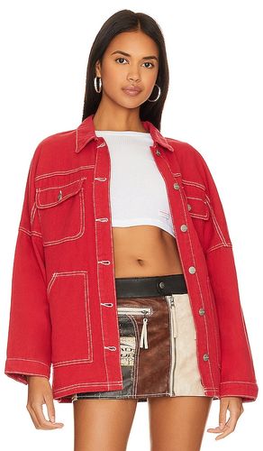 Davey Denim Jacket in Red. - size L (also in M, S, XS, XXS) - superdown - Modalova