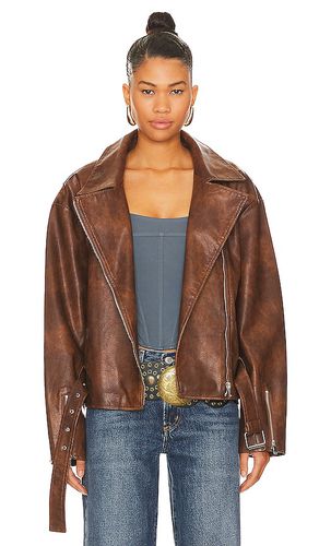 Lana Faux Leather Jacket in . Size XL - superdown - Modalova