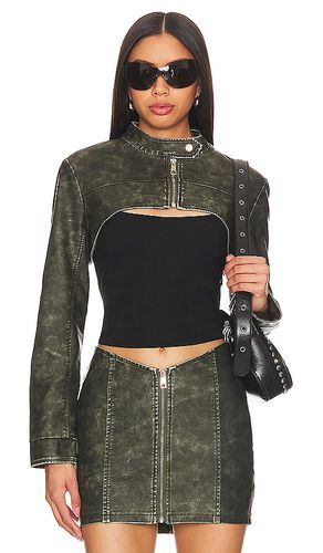 Lupita Faux Leather Jacket in . Size M, S, XL, XS - superdown - Modalova