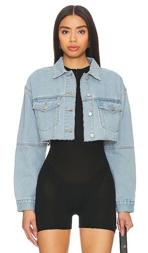 Kathy Cut Off Jacket in Blue. - size L (also in M, S, XS, XXS) - superdown - Modalova