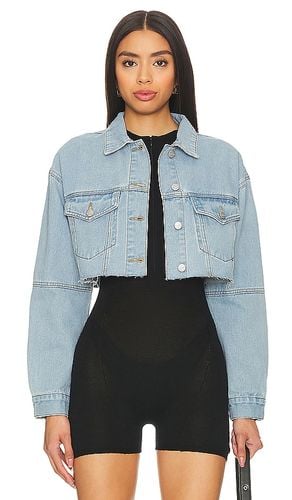 Kathy Cut Off Jacket in Blue. - size M (also in S, XS, XXS) - superdown - Modalova