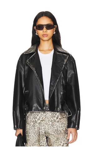 Lana Faux Leather Jacket in . - size L (also in M, S, XL, XS, XXS) - superdown - Modalova