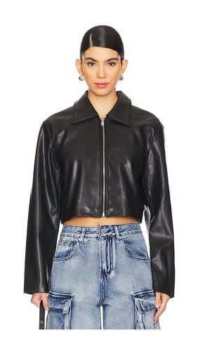 X Emily Gemma Gabriella Faux Leather Jacket in . - size L (also in M, S) - superdown - Modalova