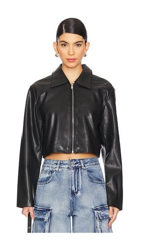 X Emily Gemma Gabriella Faux Leather Jacket in . - size L (also in M, S, XL, XS) - superdown - Modalova